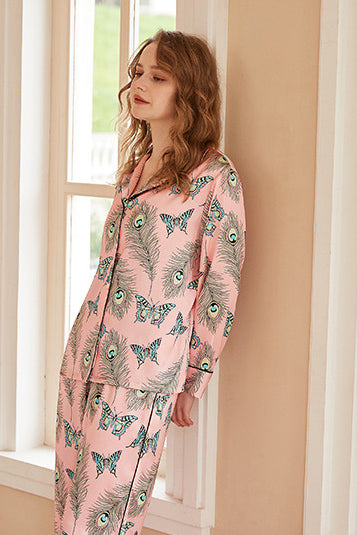 Sıcak Hava Balonu Baskılı Pijama Takımı - Beyaz
