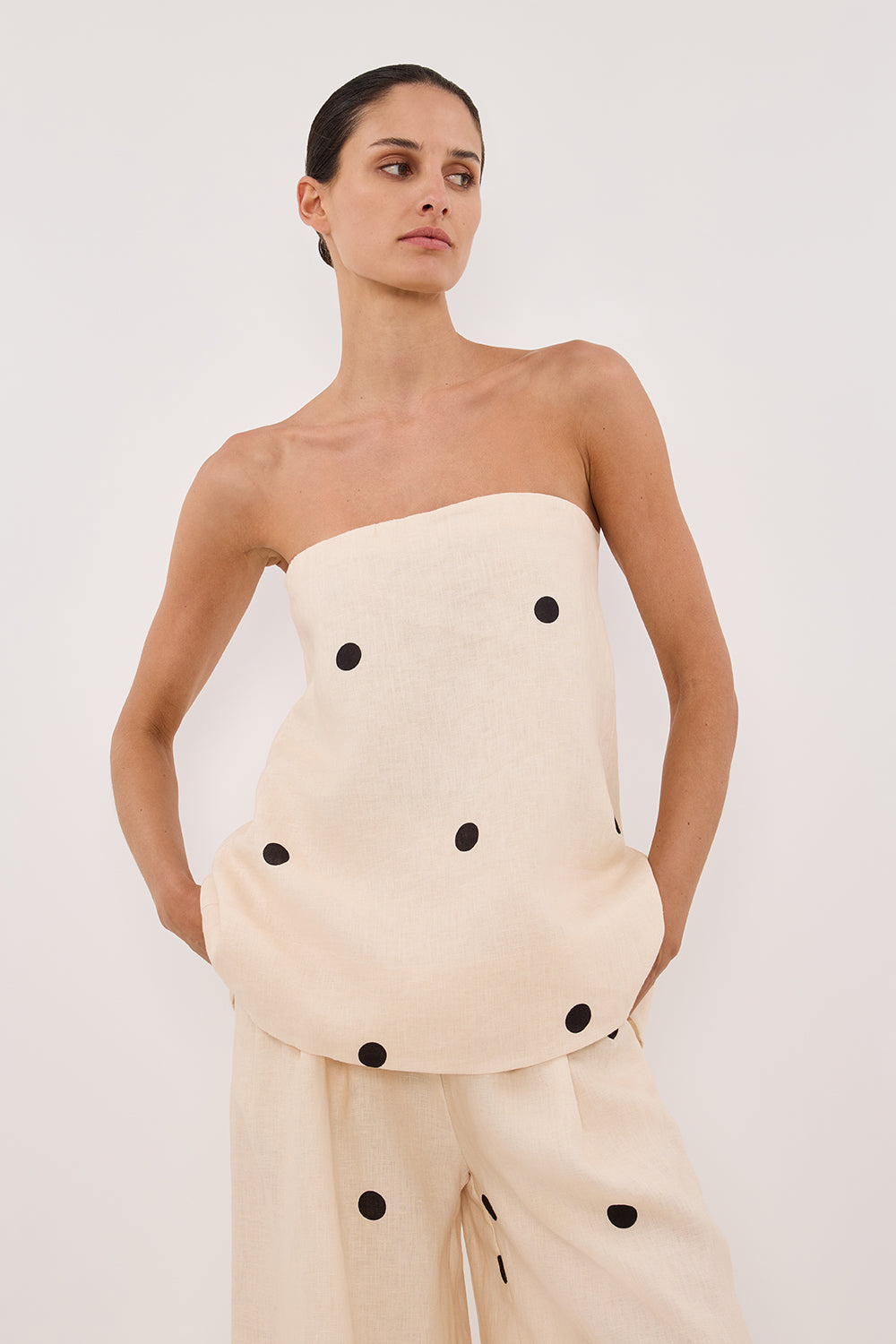 Minimal Dot Straplez Takım