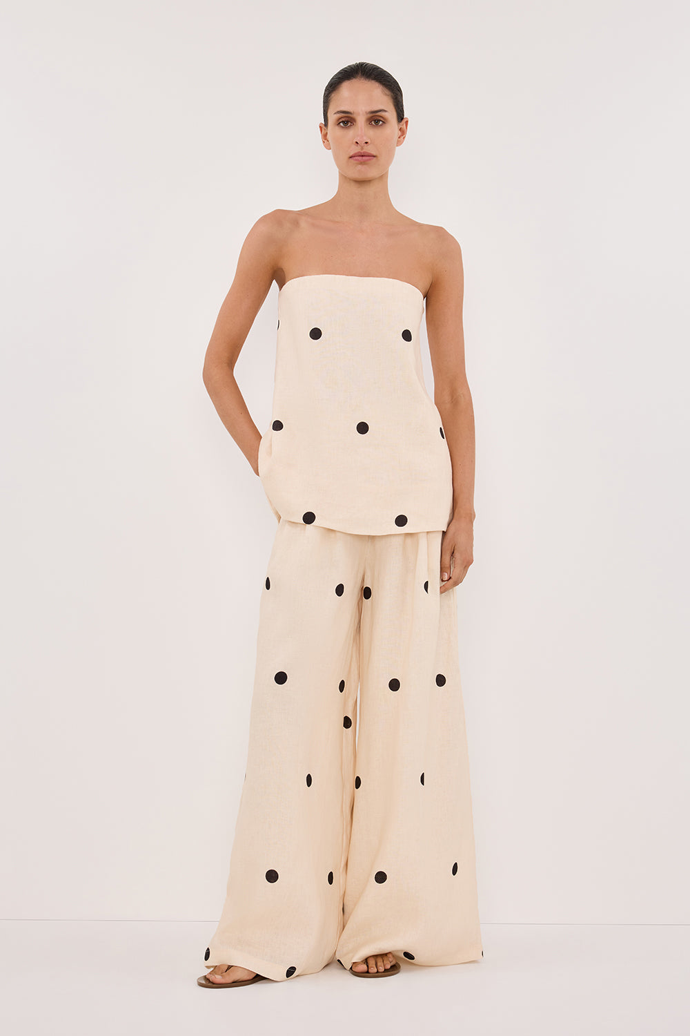 Minimal Dot Straplez Takım