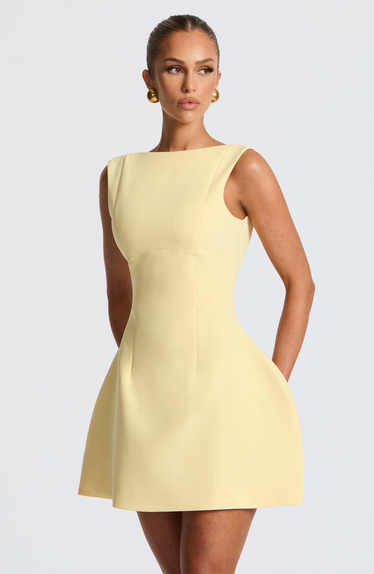 Alana Mini Elbise– Limon