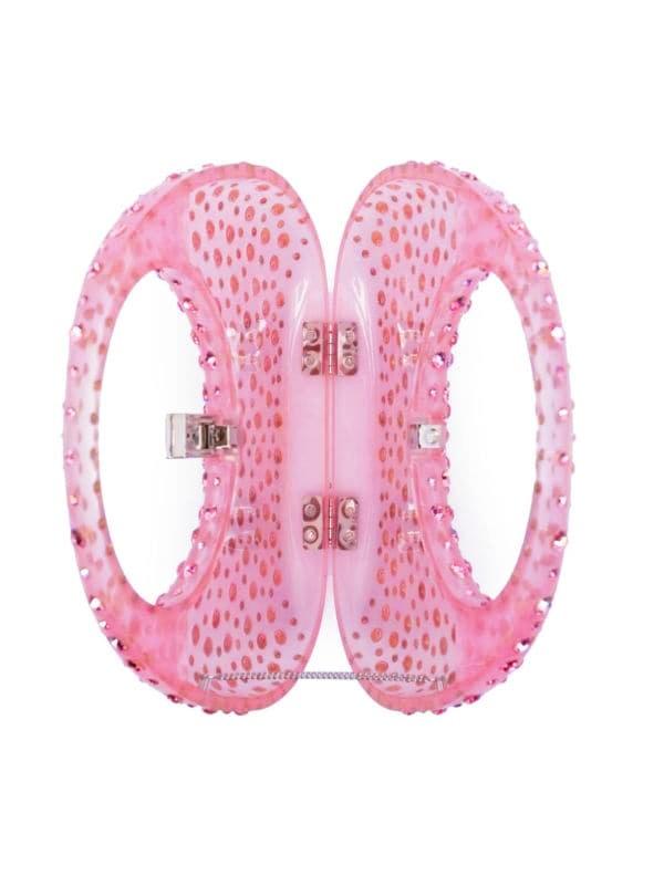 Diamante Süslemeli Akrilik Clutch Çanta