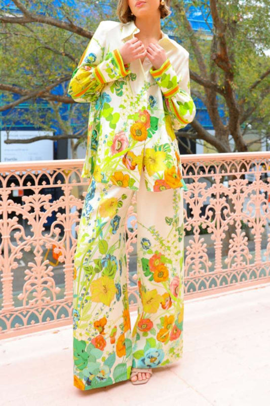 Botanic Luxe Gömlek&Pantolon Takım