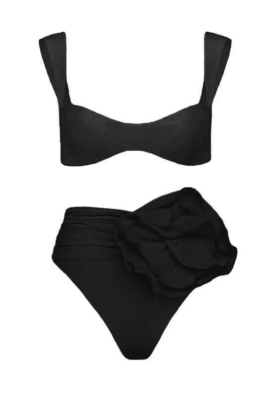 İşlemeli Dantelli Bikini Takımı