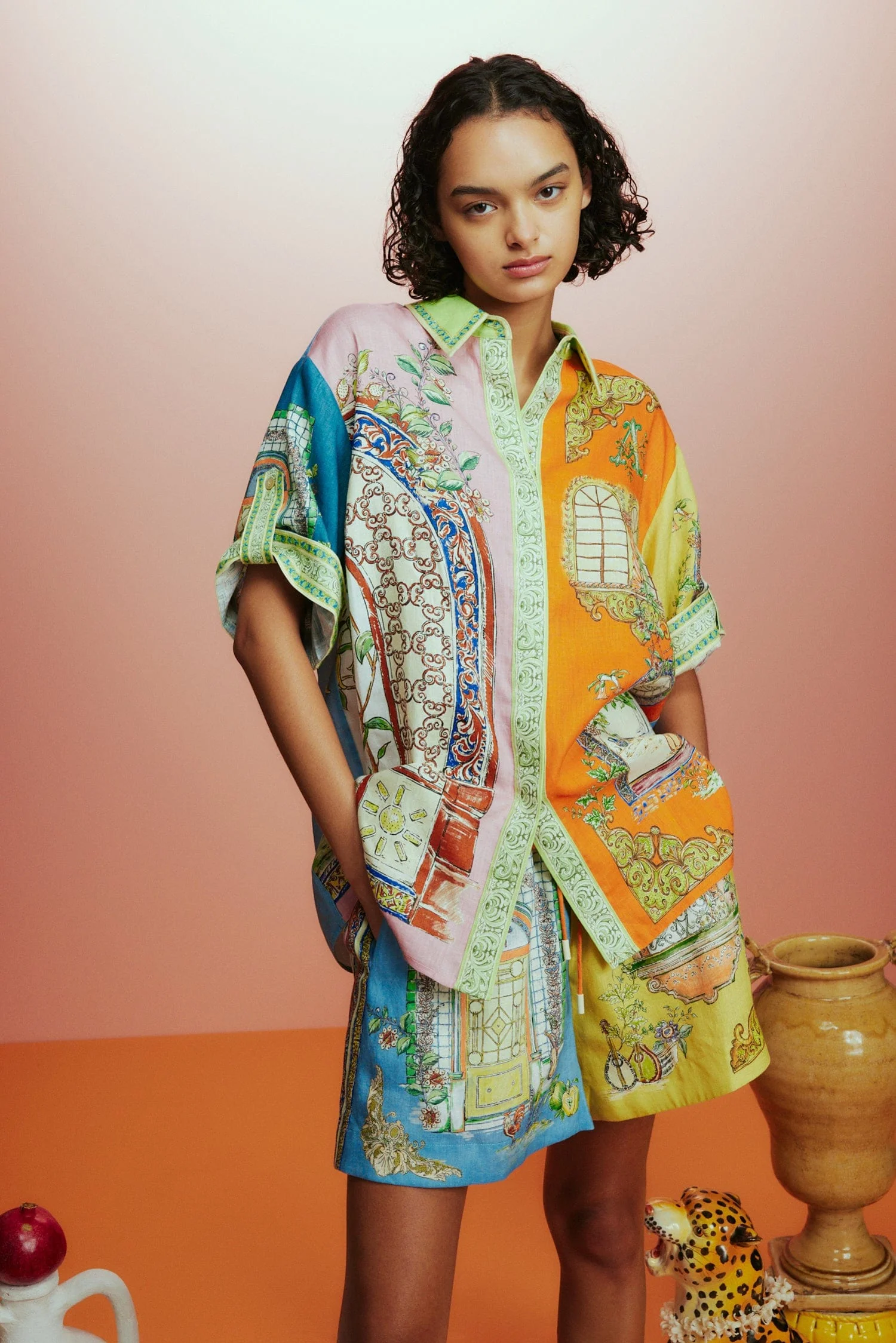 Portella Vintage Cam Gömlek