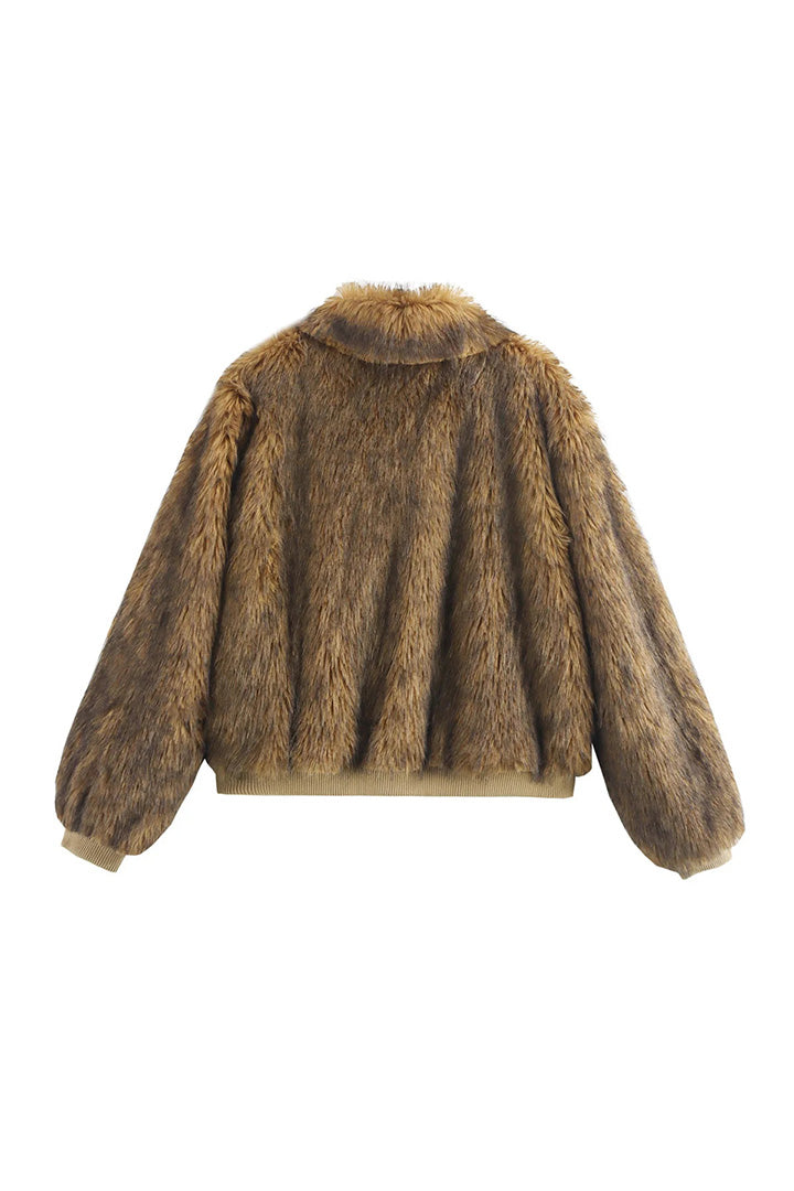 Şık Suni Peluş Ceket