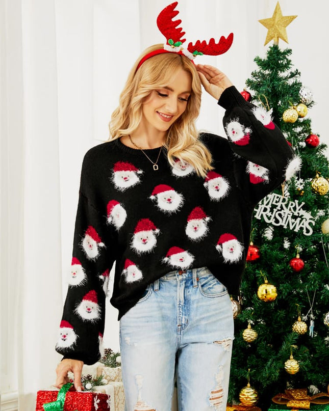 Noel Baba Örgü Kazak