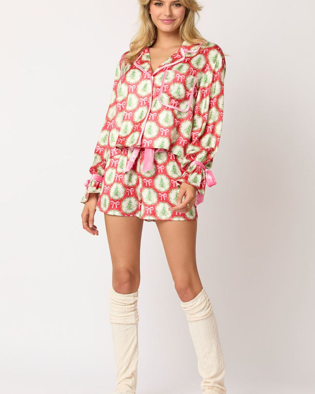 Noel Karakteri Sprint Pijama Kısa Seti