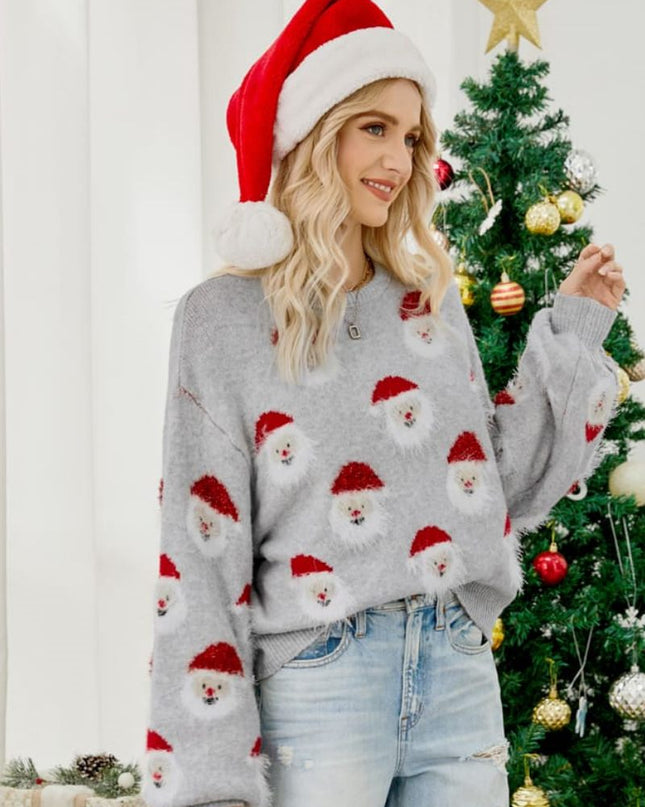 Noel Baba Örgü Kazak