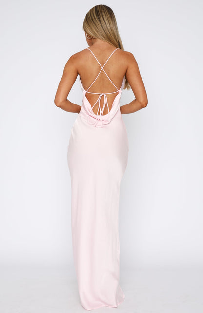 Maxi Elbise Bebe Pembesi