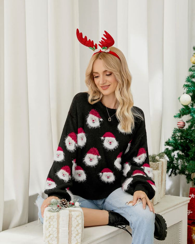 Noel Baba Örgü Kazak