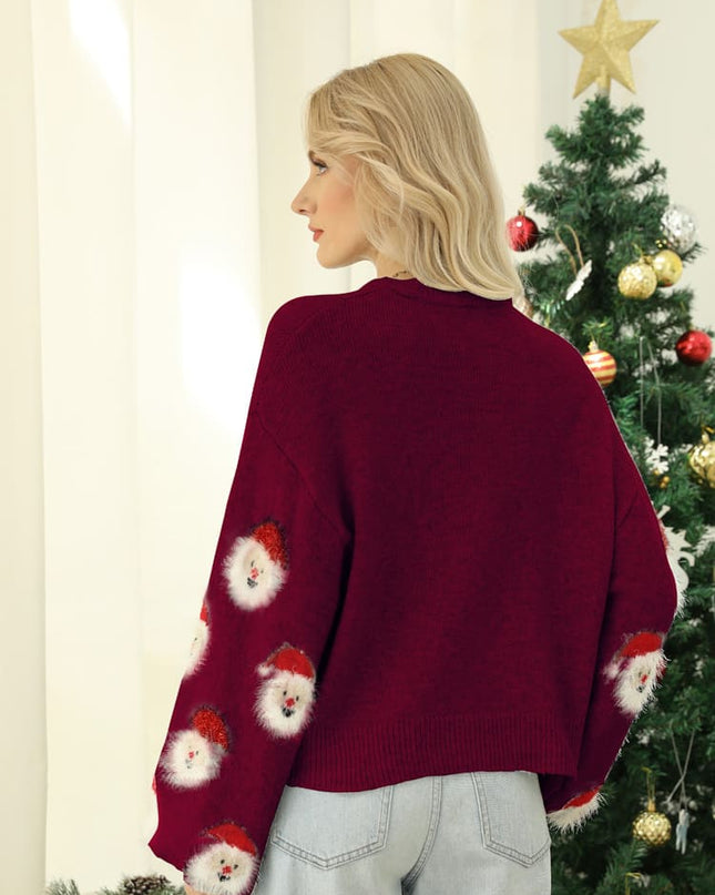 Noel Baba Örgü Kazak