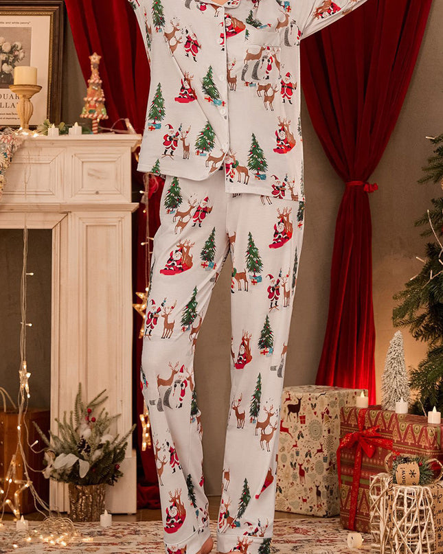 Noel Baskılı Pijama