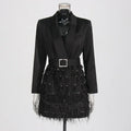 Delicia Blazer Mini Elbise