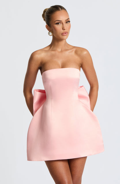 Abbey Mini Elbise – Blush