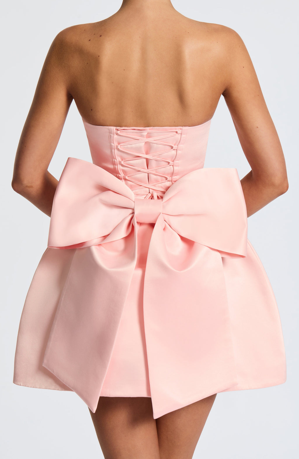 Abbey Mini Elbise – Blush