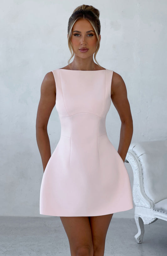 Alana Mini Elbise – Blush