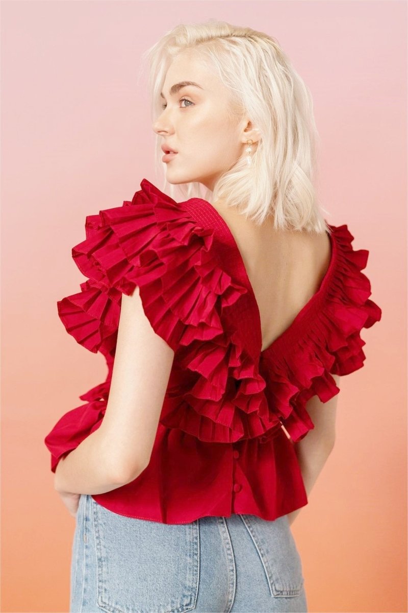Helen Ruffle V Yaka Bluz