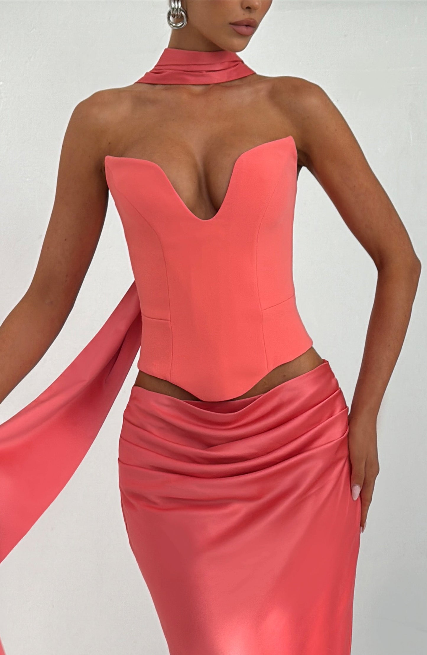 Kamiyah Korse – Coral Pembe