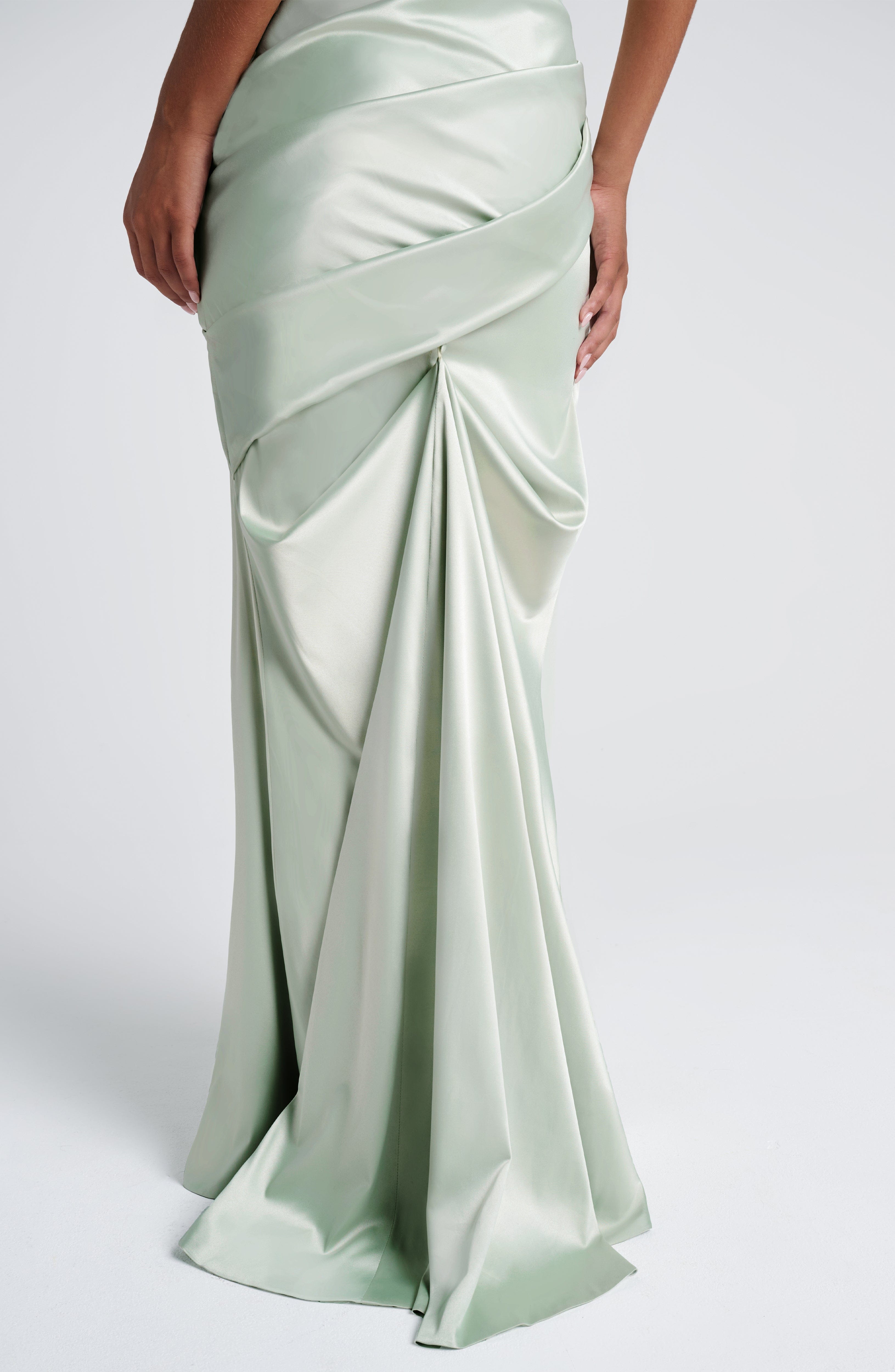 Kensington Maxi Elbise – Mint