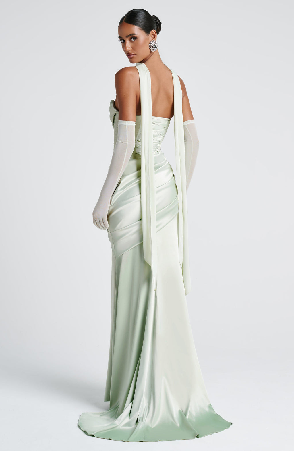 Kensington Maxi Elbise – Mint