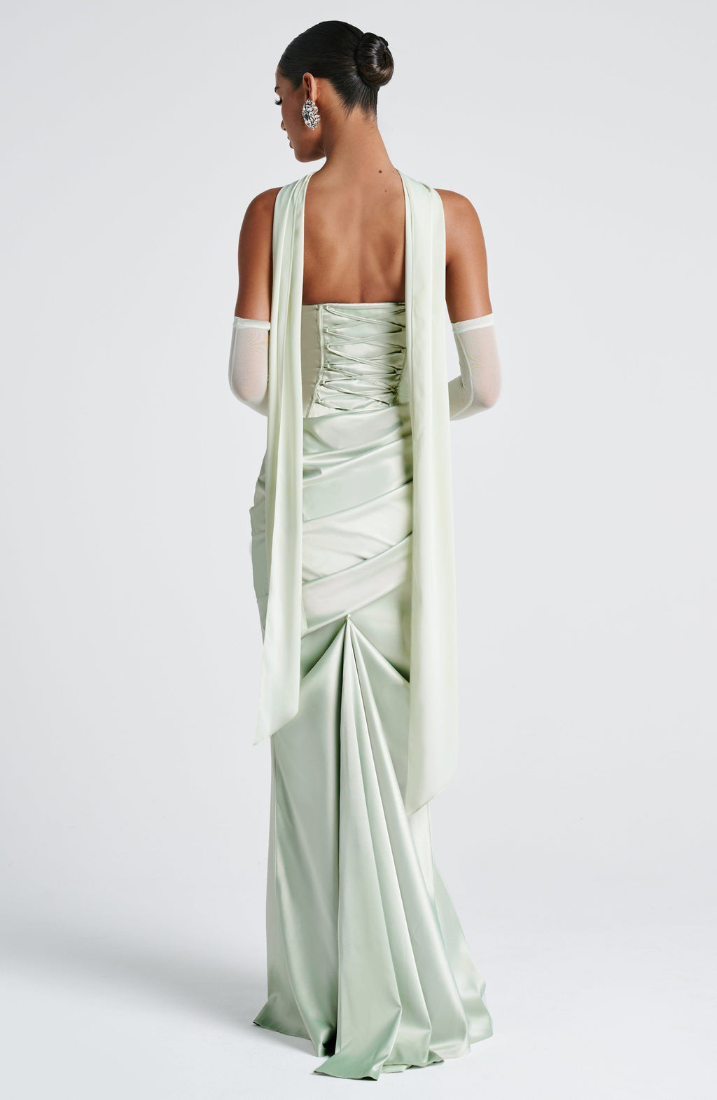 Kensington Maxi Elbise – Mint