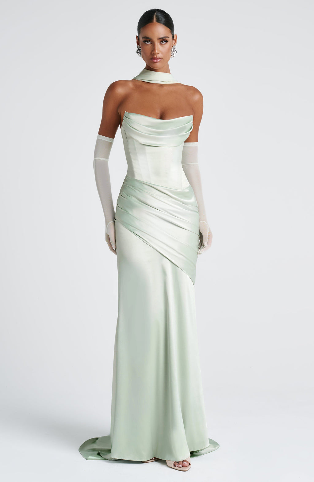 Kensington Maxi Elbise – Mint