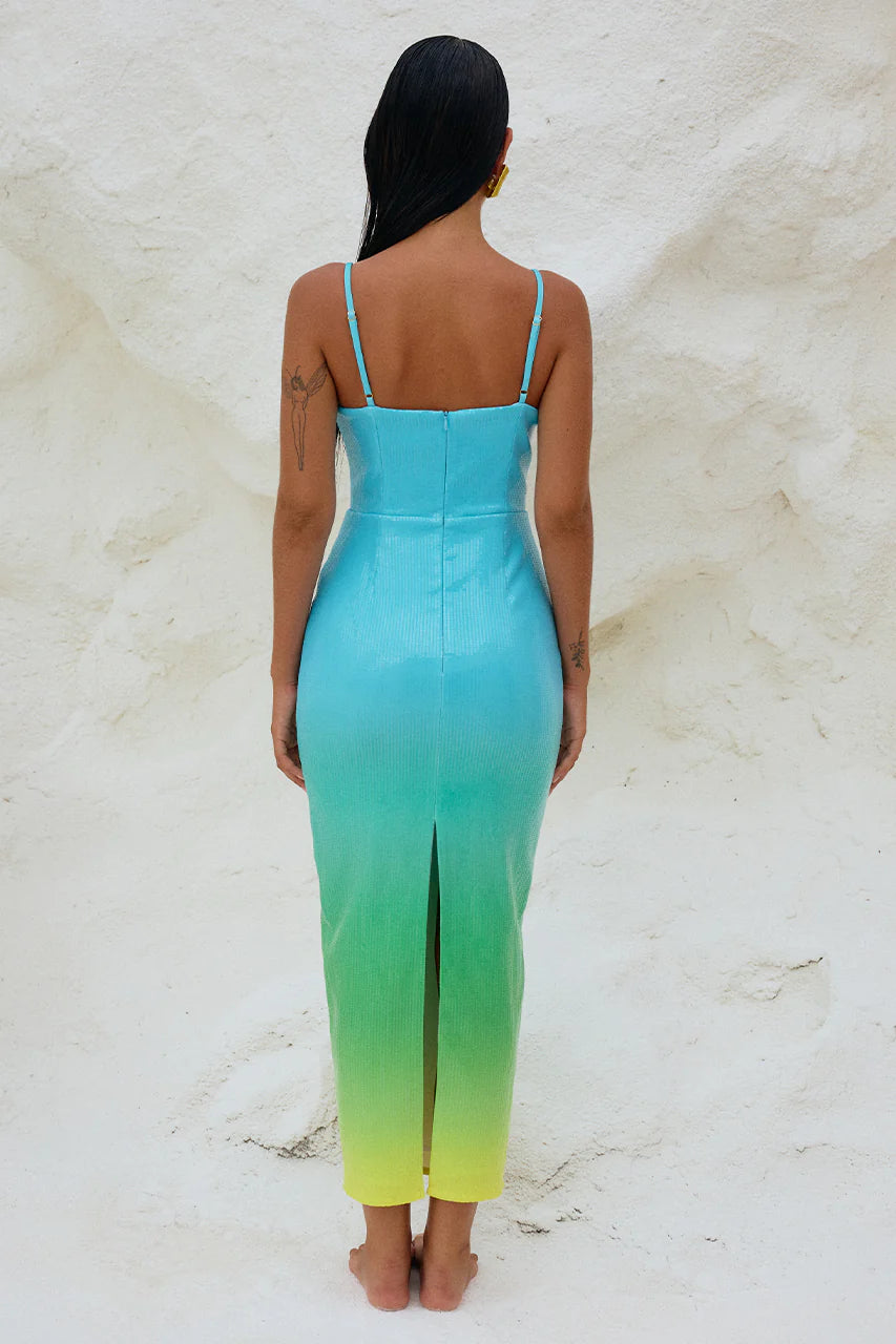 Benito Midi Elbise-OMBRE