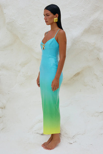 Benito Midi Elbise-OMBRE