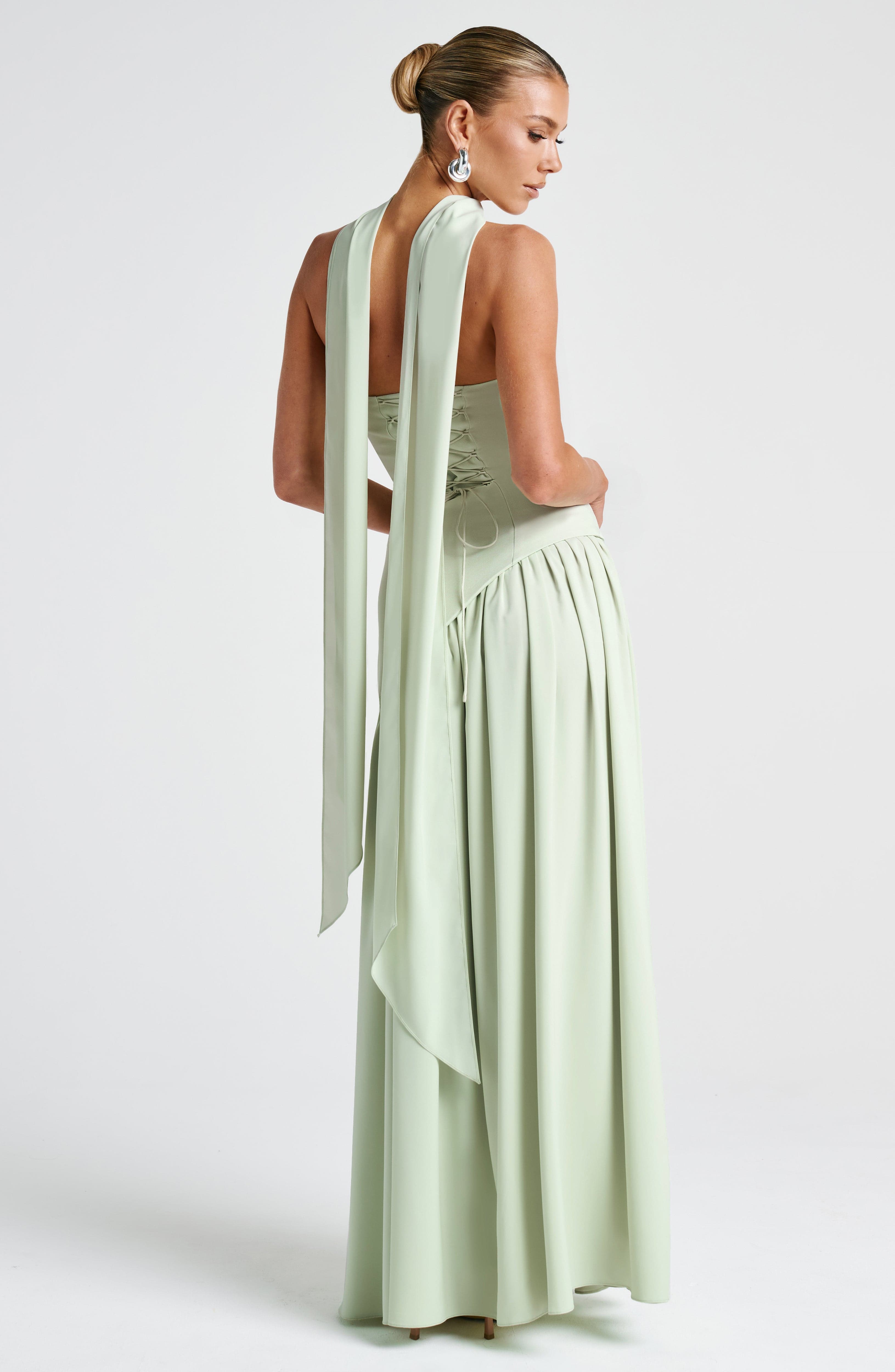 Maliyah Maxi Elbise - Mint