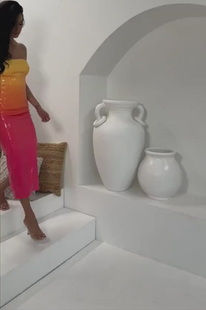 Malibu Midi Elbise- Multi