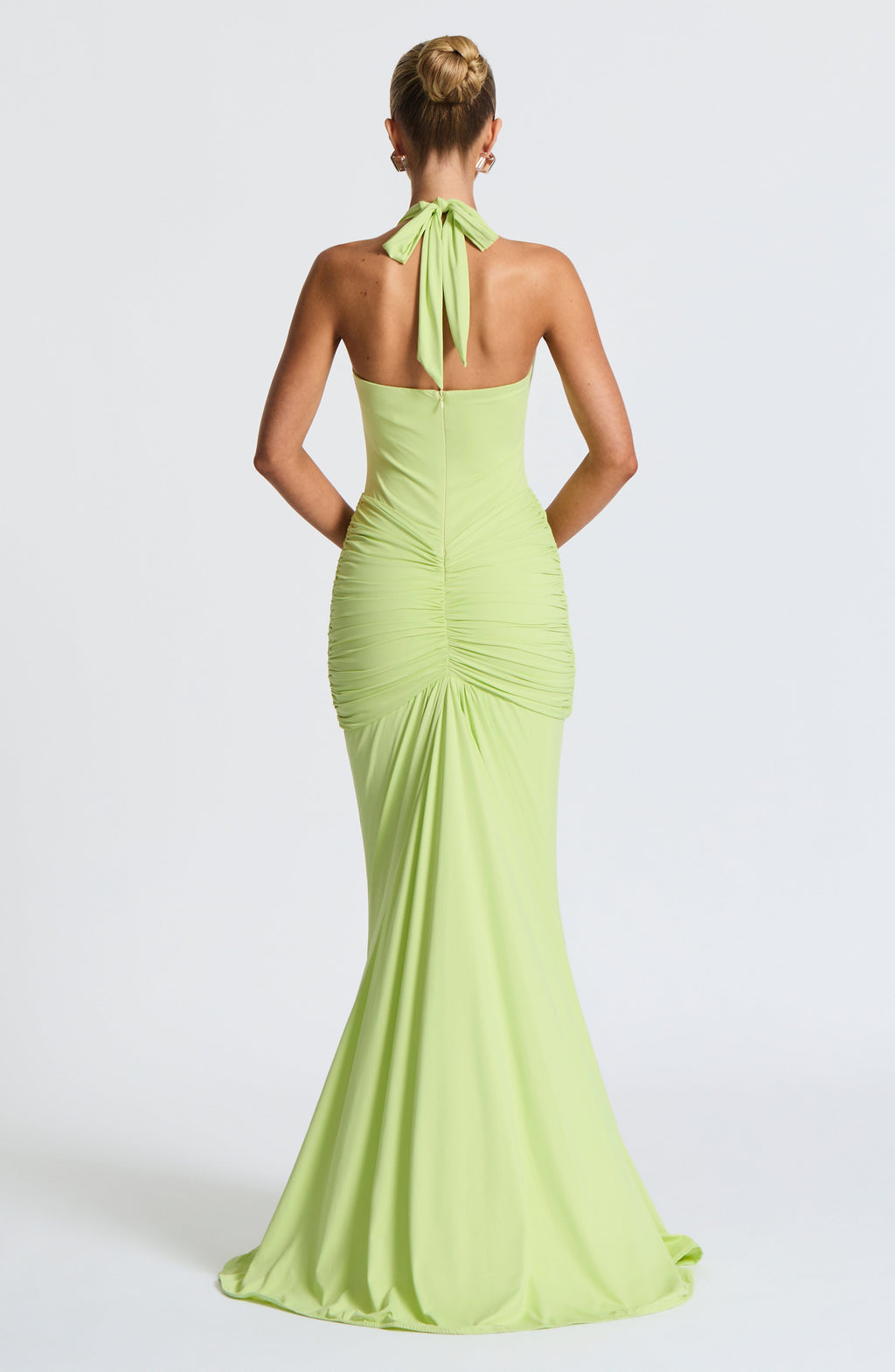 Rosetta Maxi Elbise – Lime